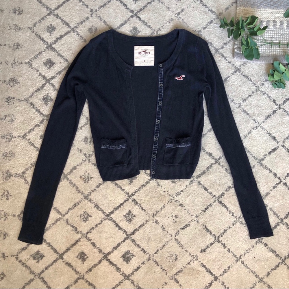 Button up cropped cardigan